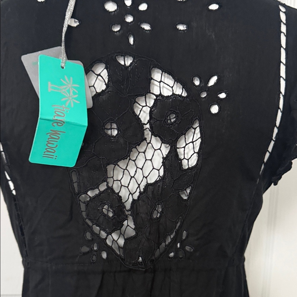 Tiare Hawaii Elegant Black Maxi Dress - Picture 6 of 8